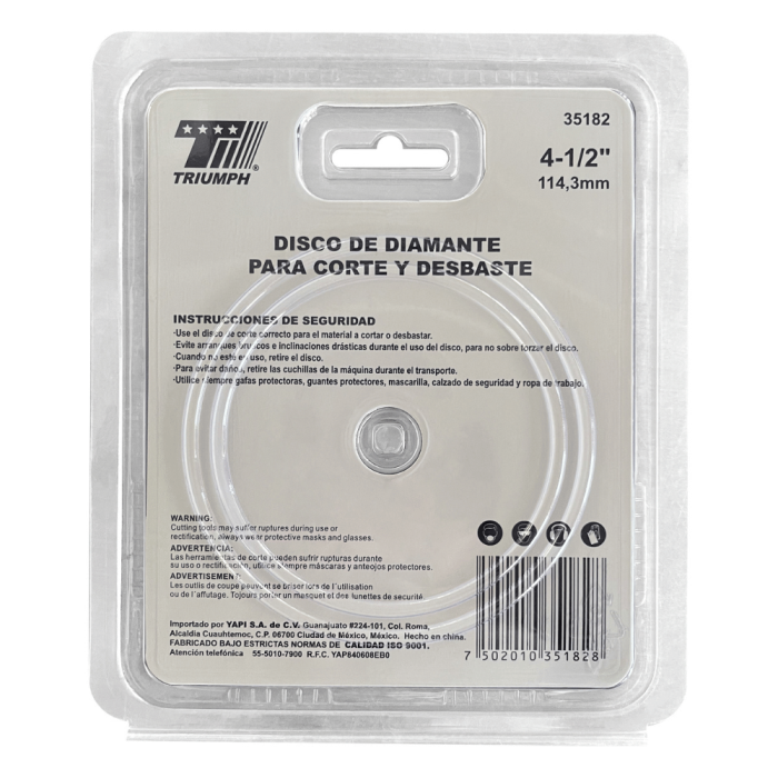 Disco De Diamante De Alto Rendimiento Para Cortar Materiales Duros, Ideal Para Trabajos De Bricolaje Y Profesional