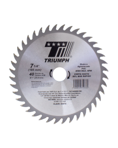SIERRA CIRCULAR 7-1/4" X 40D ATB