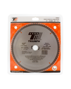 SIERRA CIRCULAR 10" X 80D TCG